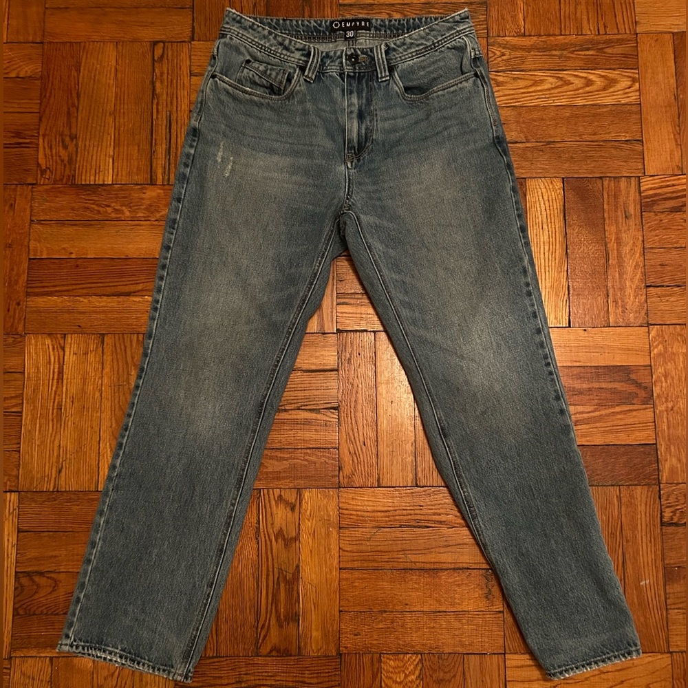 Y2K jeans with fading